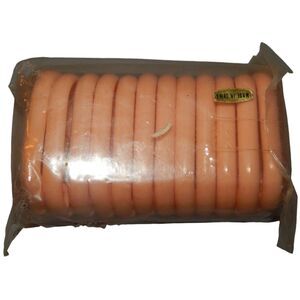 12pc plastic oval solid peach shower curtain rings